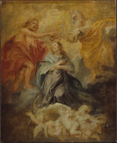 Die Krönung der Jungfrau von Peter Paul Rubens